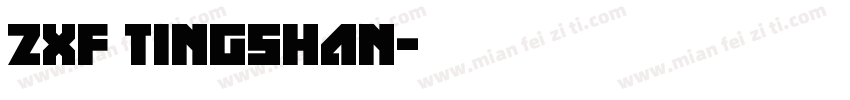 zxf tingshan字体转换